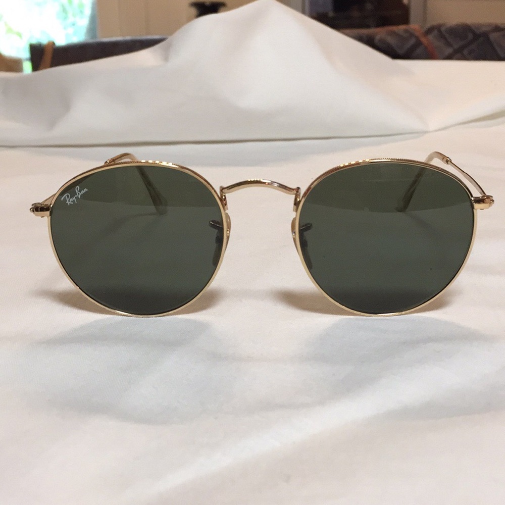 Ray-Ban Round Metal Sunglasses 50mm